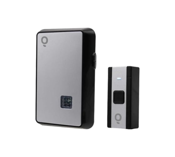 Изображение товара Цифровой звонок FL-LED FL- AG-9641K/AC220V евровилка, 434MHz, 80-120m, 36 мелодий, 3 уровня громкости, LED индикатор, BK/SI614285