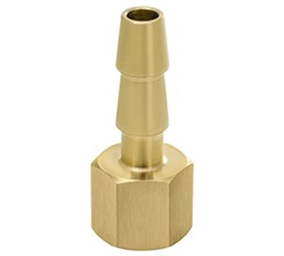 Изображение товара Переходник для манометра РОСМА Ру25, латунь, ВР.резьба M12х1.5–наружный штуцер для шланга 10мм D070-04312