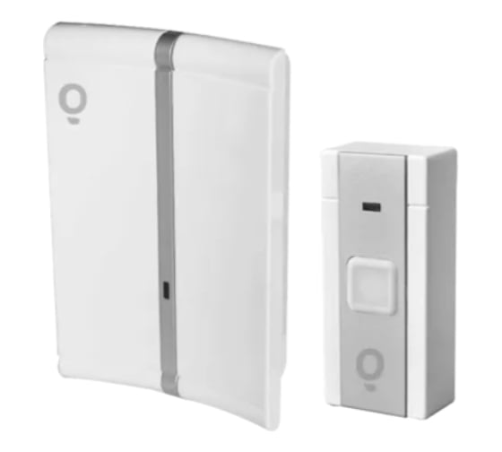 Изображение товара Цифровой звонок FL-LED FL- AG-9622K/DC 2x1.5V(AA), 434MHz, 80-120m, 36 мелодий, 2 уровня громкости, LED индикатор, WT/SI614391