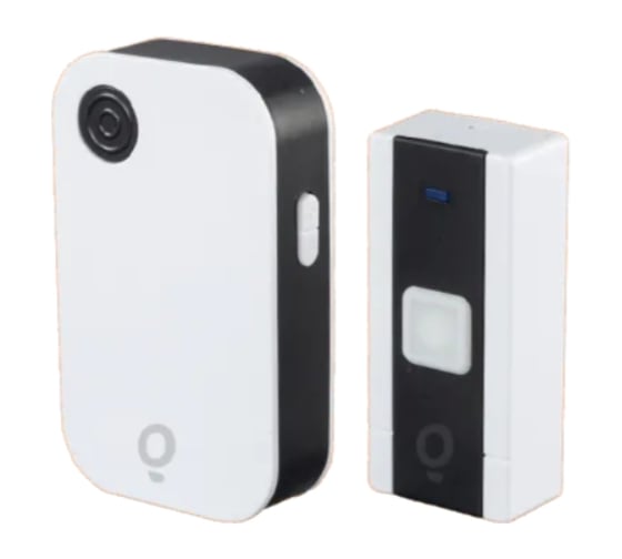 Изображение товара Цифровой звонок FL-LED FL- AG-9615K/DC 3x1.5V(AAA), 434MHz, 80-120m, 36 мелодий, 3 уровня громкости, LED индикатор, WT/BK614384