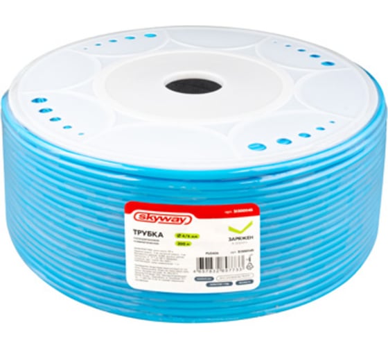 Изображение товара Трубка пневматическая полиуретановая SKYWAY 4х6мм, PU0406, 200м S13001145