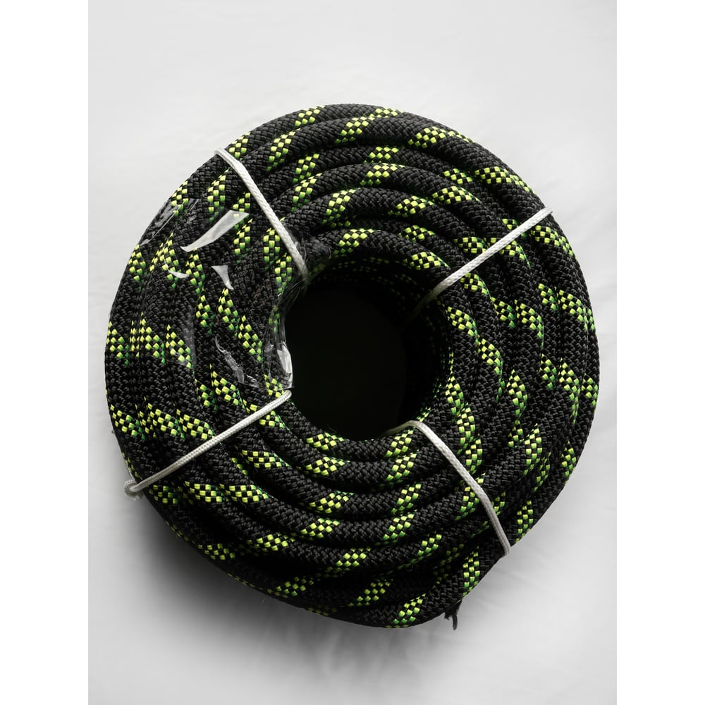 Изображение товара Веревка Высота 12 ПА статическая для спасательных работ 10 м полиамид