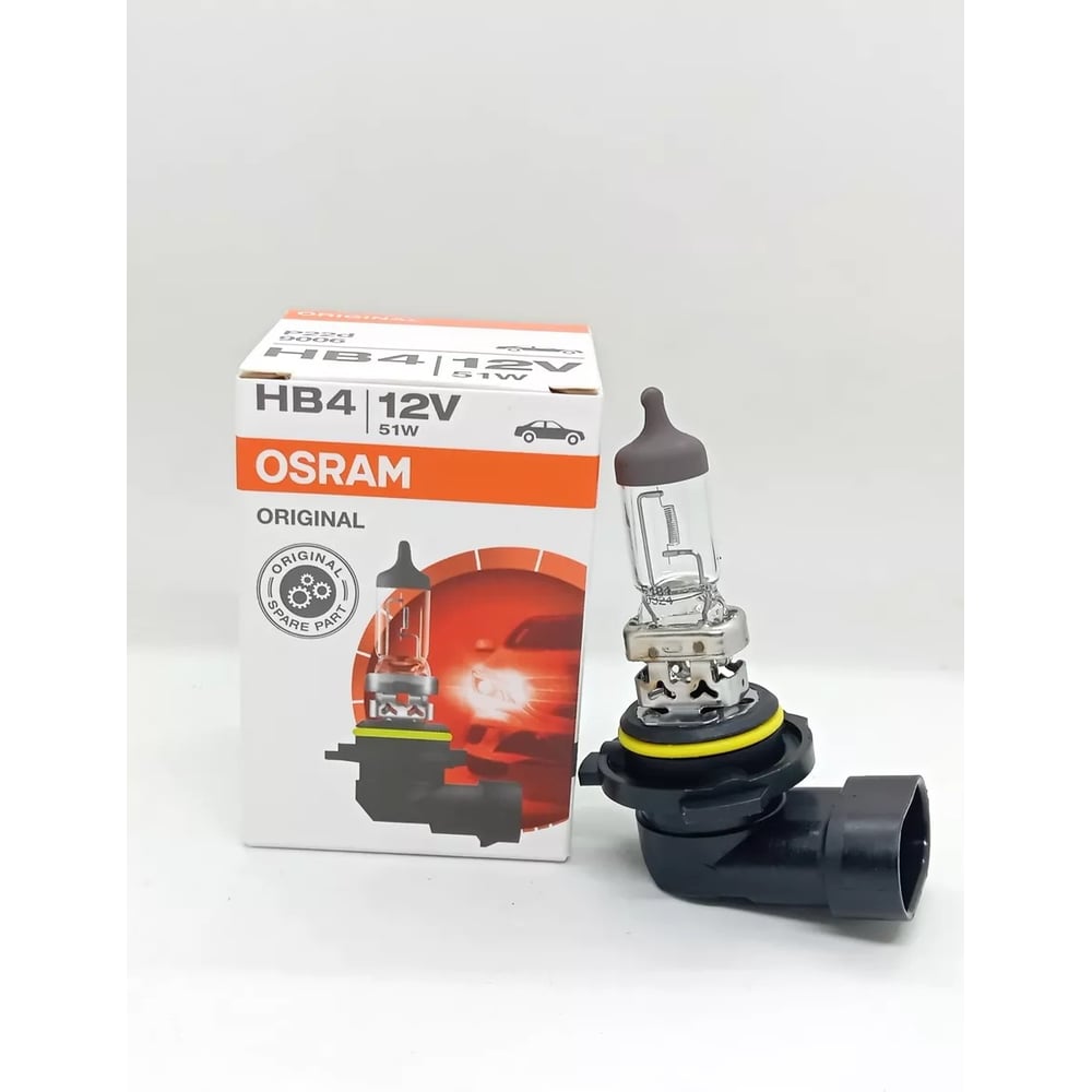 Изображение товара Лампа OSRAM HB4 51W P22d 12V Long Life – надежная автомобильная галогенная лампа