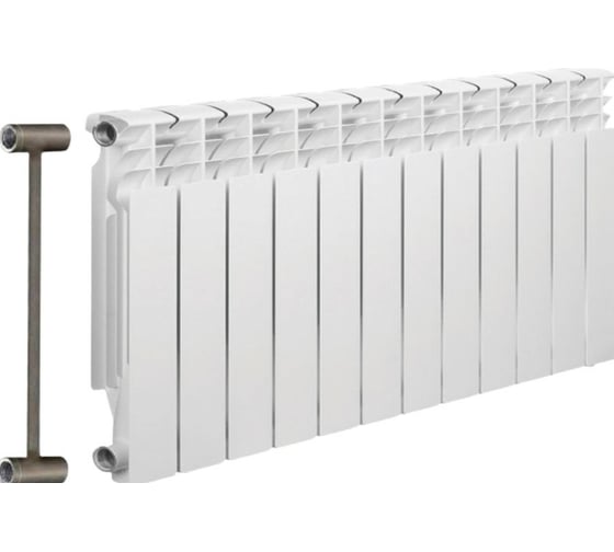 Изображение товара Биметаллический радиатор отопления Solur PRESTIGE 12 секций BMET12