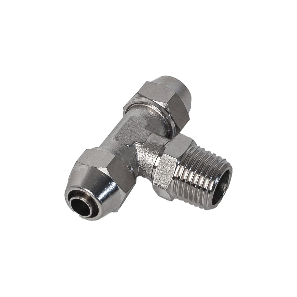 Изображение товара Фитинг латунный компрессионный NBPT SM-B0425-01, тройник