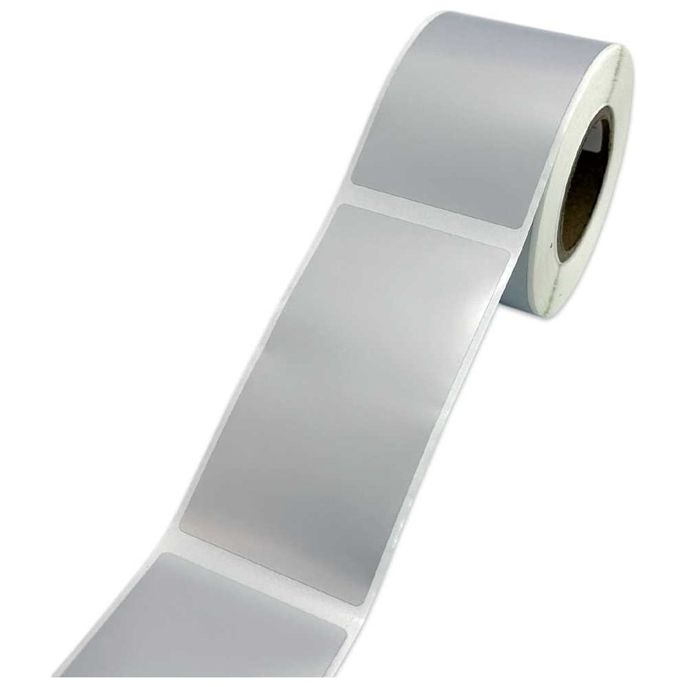 Изображение товара Этикетка МАРКЕРПРОМ LAB-T-50x100-816-1-0,2(40) серебристая матовая полиэстеровая 200 шт