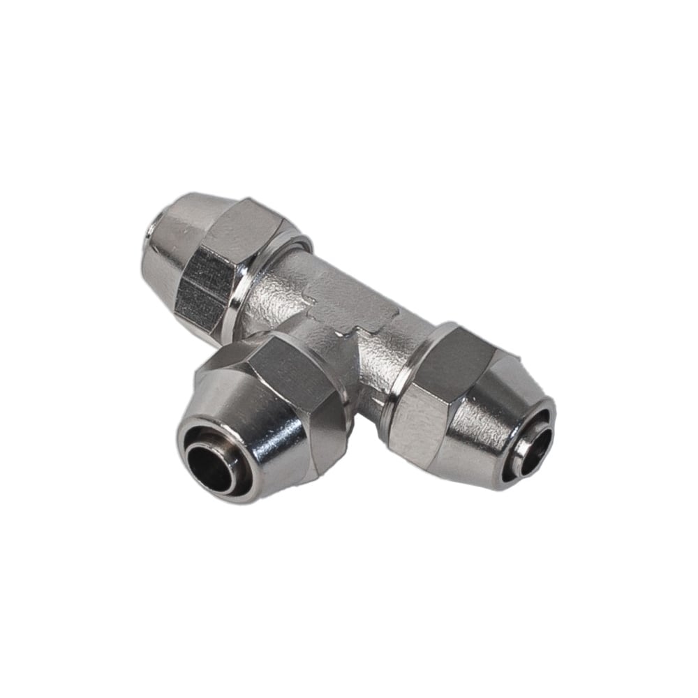 Изображение товара Латунный компрессионный фитинг тройник 12х8 мм NBPT SM-T1208-0