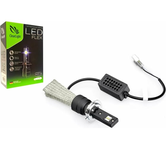 Изображение товара Комплект ламп Clearlight LED Flex H7, 3000 лм, 6000 K, 2 шт. CLFLXLEDH7