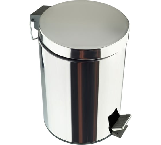 Изображение товара Ведро для мусора Delphinium Н103 8л, хром 101249