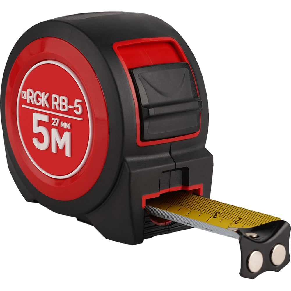 Изображение товара Измерительная рулетка RGK RB-5 723535 5м двусторонняя магнитная