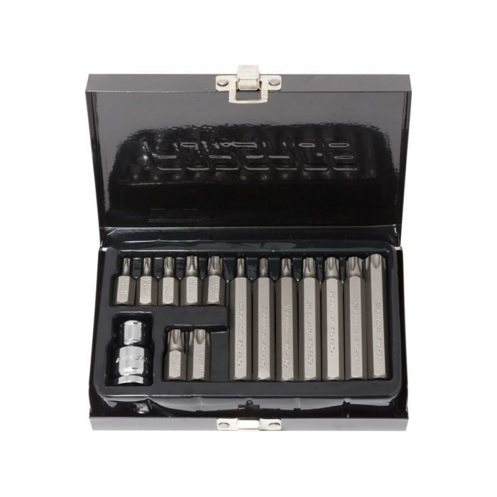 Набор бит TORX с битодержателем (15 шт; 1/2&quot;) Forsage F-4156(27197)