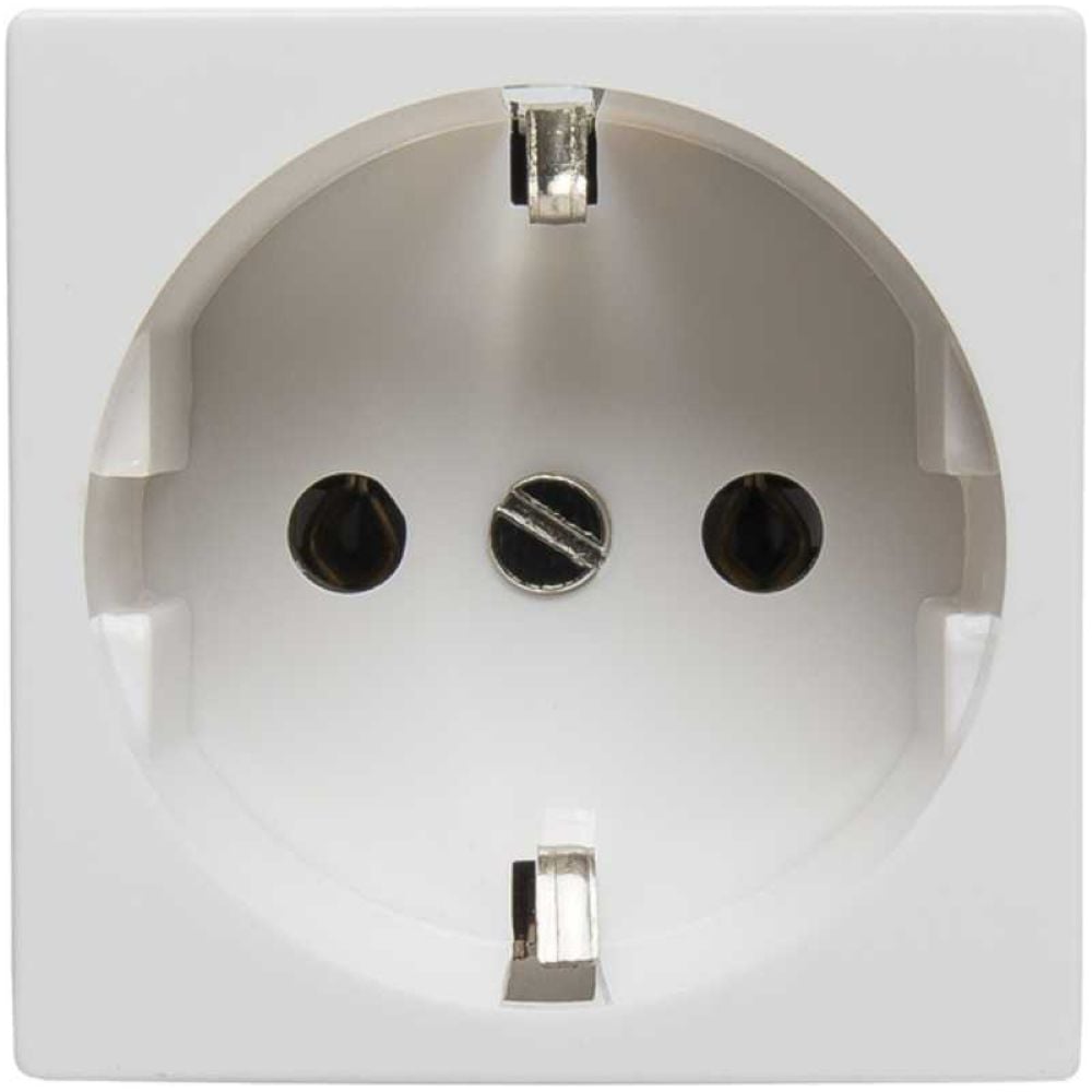 Изображение товара Розетка электрическая SPL 2К+З, белый, 1 шт. 200070