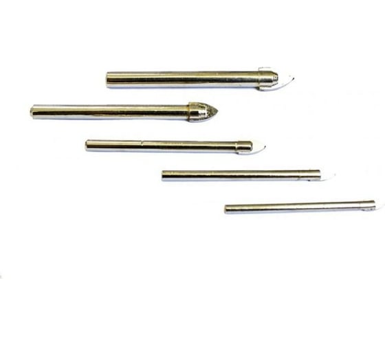 Изображение товара Набор сверел по стеклу и плитке Forsage 5пр., в кейсе F-372S5(49030)