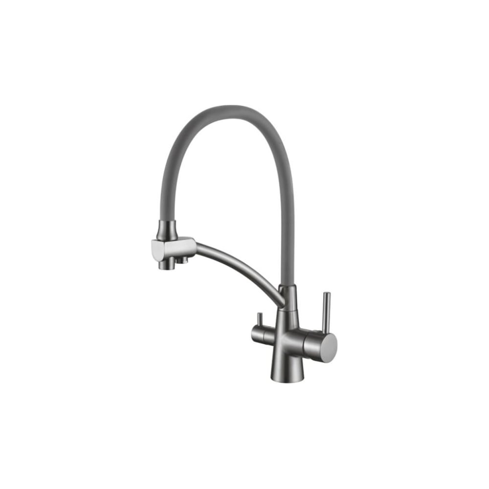 Изображение товара Смеситель для кухни Ledeme с гибким изливом L4855D-12