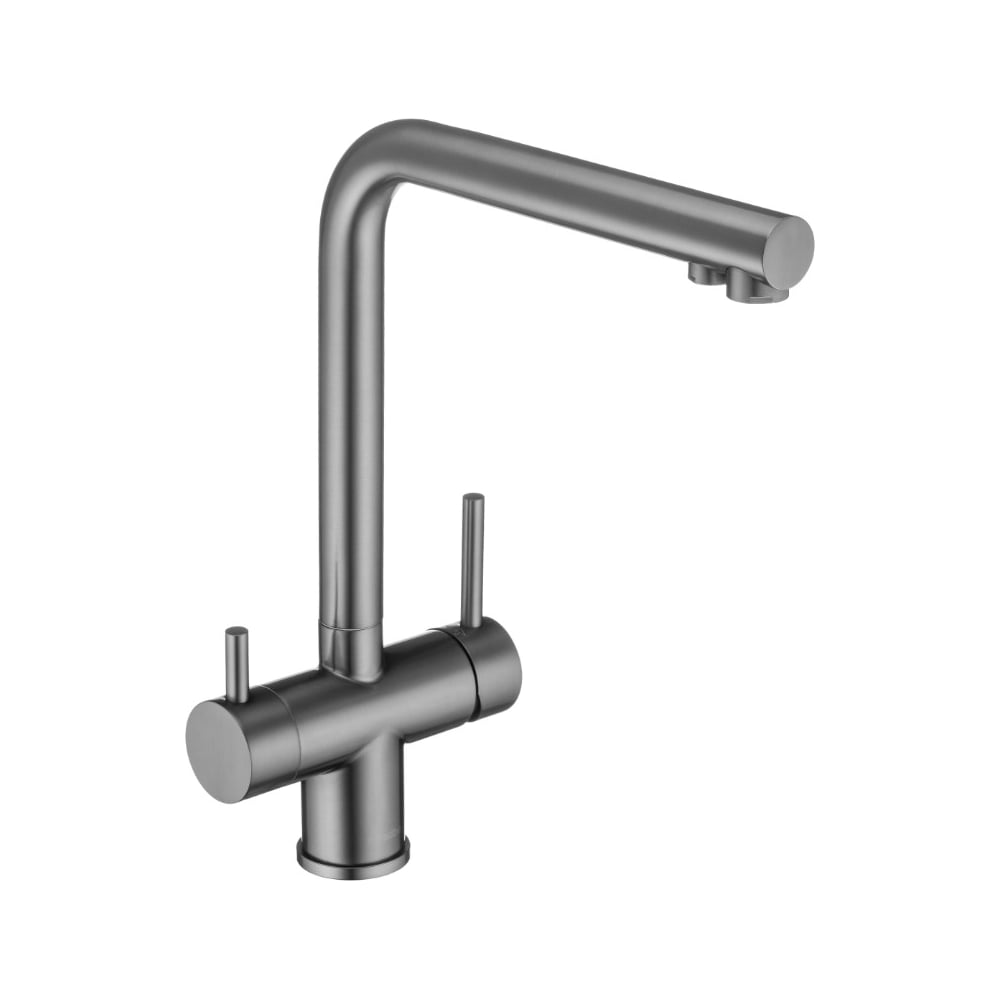Изображение товара Смеситель для кухни Swedbe 8144|GT Г-образный излив, цвет: графит, 8144, EAN 7350078207362 8144GT