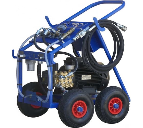 Изображение товара Установка опрессовочная высокого давления C-TECH DN2015 (200 бар, до 900 л/ч, 5.5 кВт, 380 В) мобильная для гидроиспытаний DN2015ET3E4BP2P1