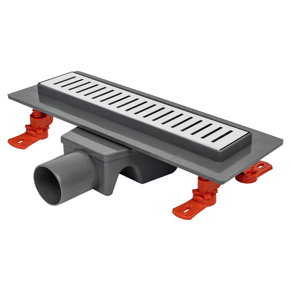 Изображение товара Трап линейный MPF 300 мм с металлической решеткой