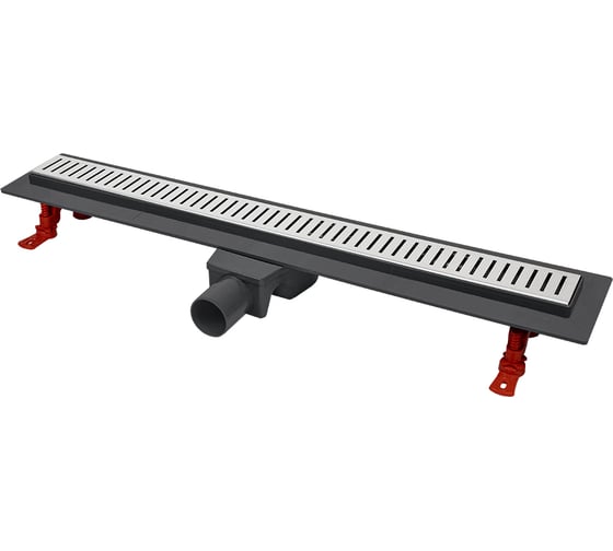 Изображение товара Трап линейный MPF 700 мм пластик с метал. решеткой ТД.030899