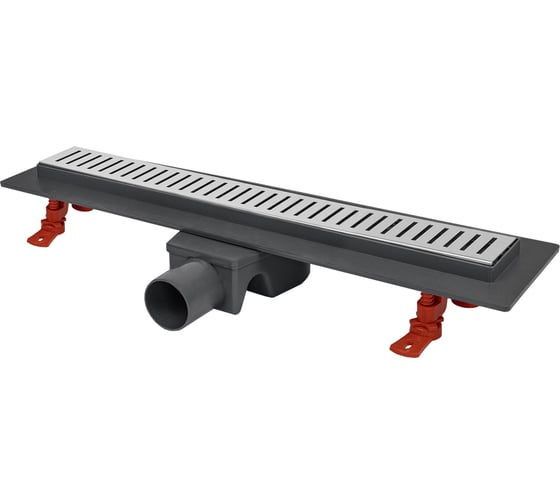 Изображение товара Трап линейный MPF 500 мм пластик с метал. решеткой ТД.030898