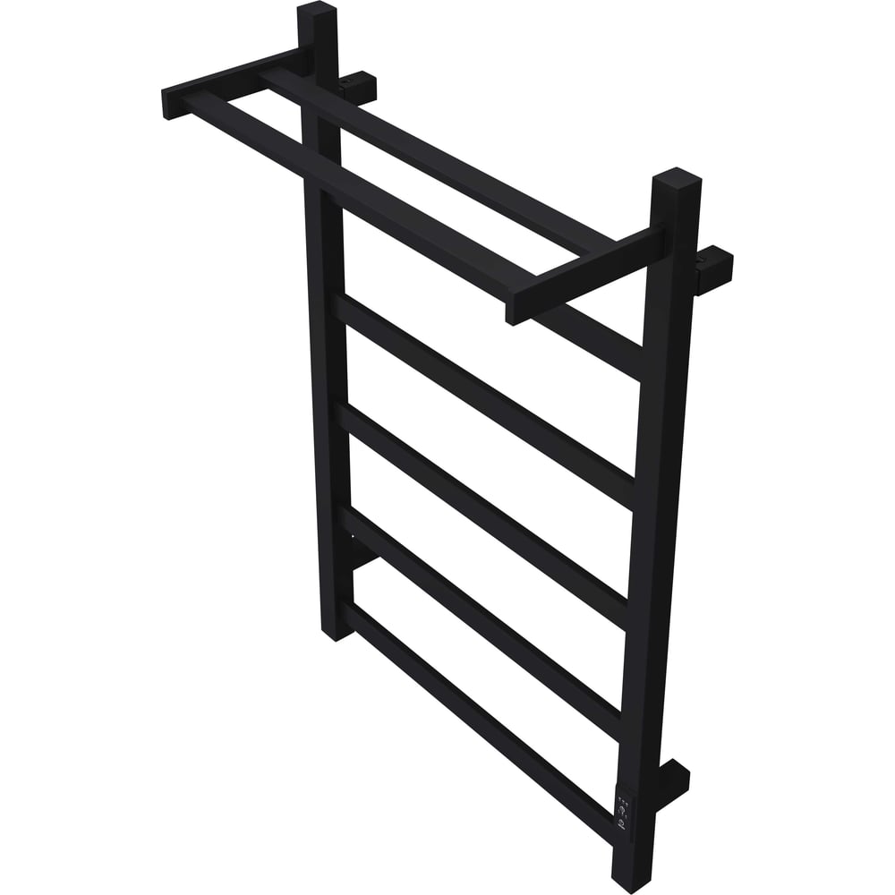 Изображение товара Электрический полотенцесушитель Larusso НЕО с полкой 500х800 черный матовый