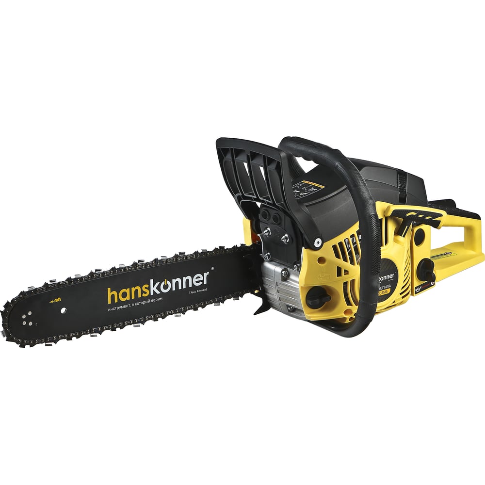 Изображение товара Бензопила Hanskonner HGC4516 полупрофессиональная 45 см³ 40 см шина