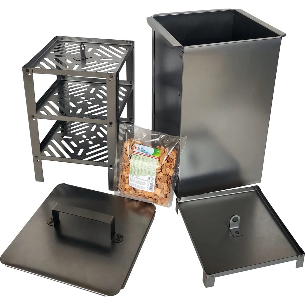 Изображение товара Вертикальная коптильня КУДЕСНИЦА УПП-5 225х230х365 мм для холодного и горячего копчения