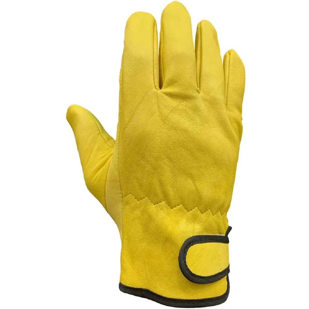 Изображение товара Перчатки кожаные Master-Pro® 2 пары Категория А+ с регулируемой манжетой ПРОФИ (ДРАЙВЕР-К3) / водительские перчатки, размер 10 (XL), 9085-GLD3-10-2