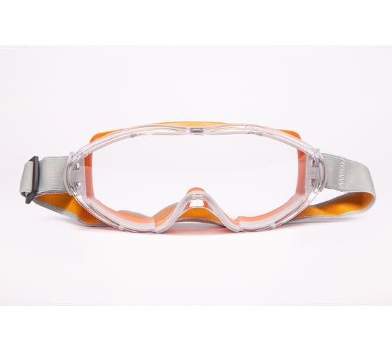 Изображение товара Очки защитные закрытого типа оранжевые PLAZWELD PWE-019S