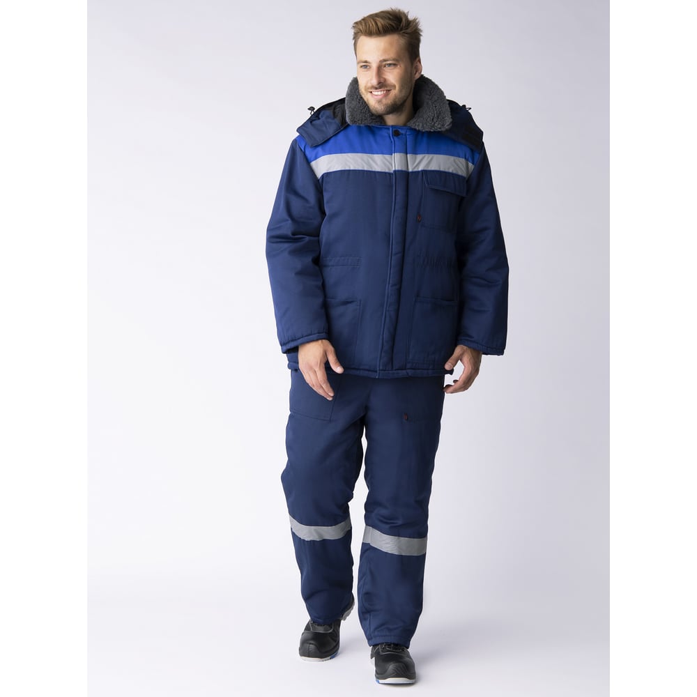 Изображение товара Зимний костюм Труженик-Ультра-1 СОП с водоотталкивающей пропиткой, утеплитель Синтепон, капюшон, св