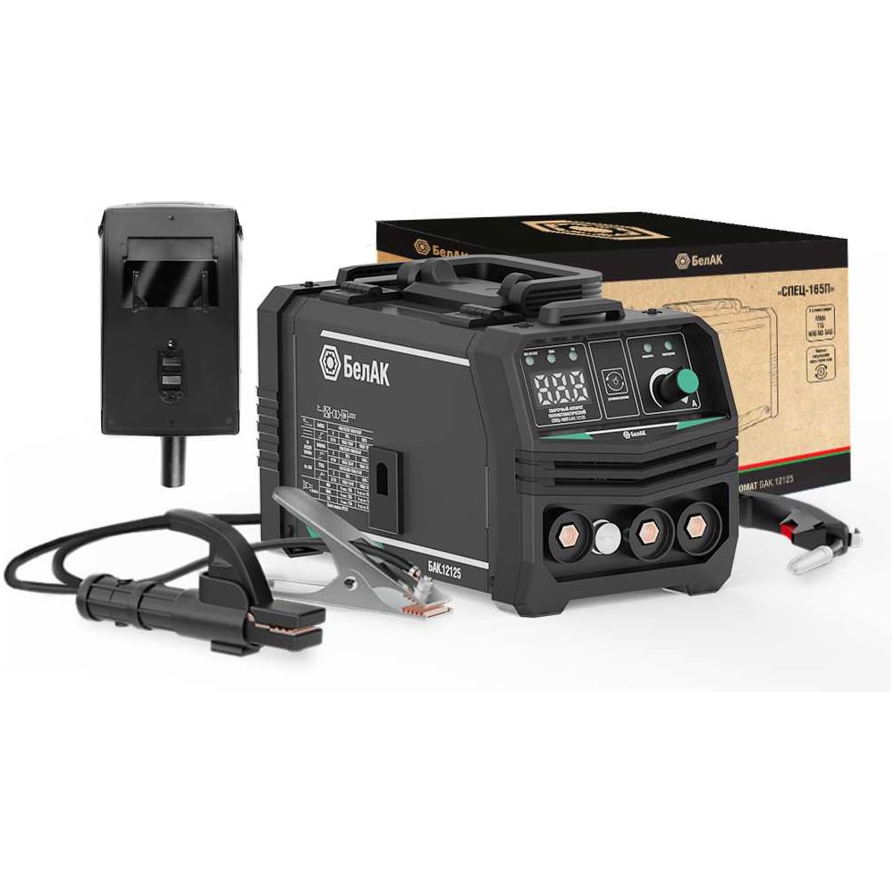 Изображение товара Полуавтоматический сварочный аппарат БелАК 165П 3 в 1 MMA MIG TIG