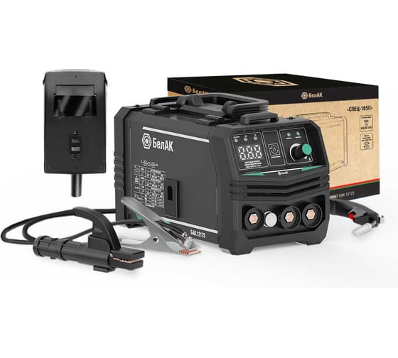 Изображение товара Полуавтоматический сварочный аппарат БелАК 165П, 3 в 1 MMA,MIG NO GAS,TIG БАК.12125