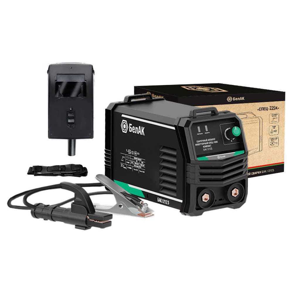 Изображение товара Сварочный аппарат инверторный БелАК 225К компактный с форсажем дуги