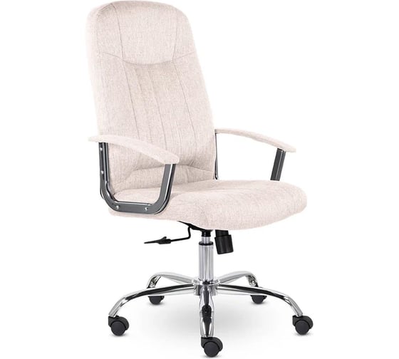 Изображение товара Кресло офисное ОФИСМАГ Бостон, CH-277, хром, ткань, бежевый (M-11), ш/к 82475 533307