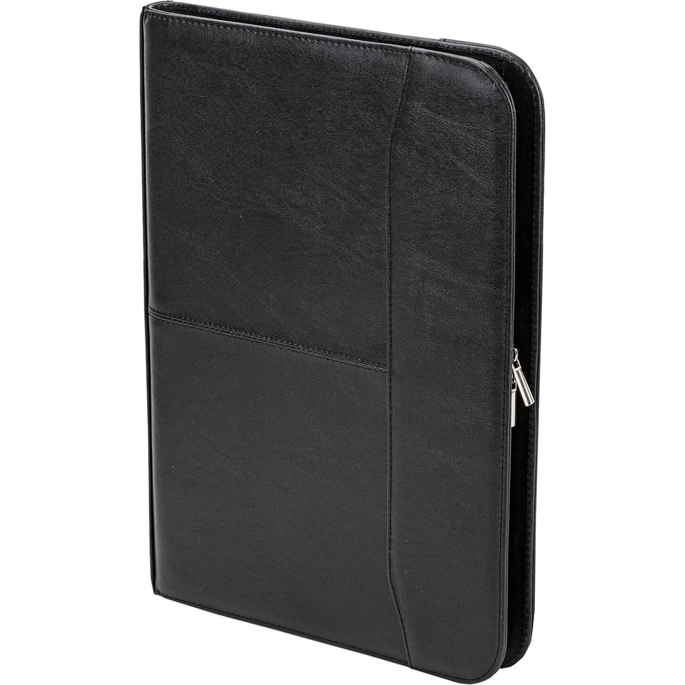 Изображение товара Папка из кожзама на молнии ОФИСМАГ 8-038 240254 черная офисная