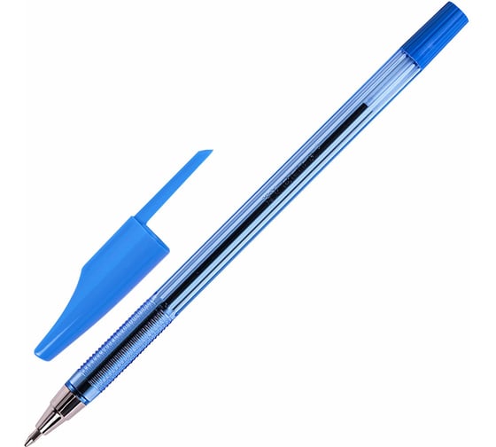 Изображение товара Ручка шариковая ОФИСМАГ BEIFA (Бэйфа) 927, синяя, 50 шт., корпус тонированный синий, 0.7мм, линия 0,5мм, AA927-BL 141660