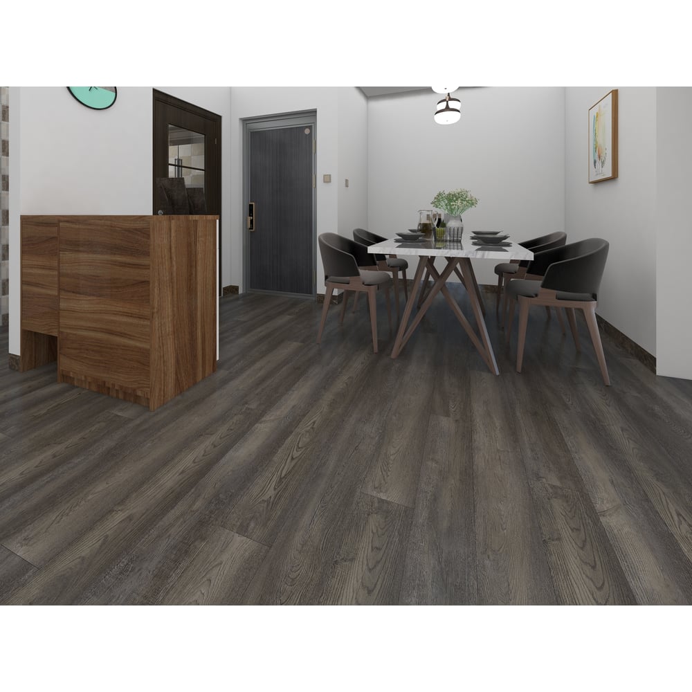 Изображение товара Виниловый пол FLOORWOOD Unit Дуб Хьюмер 43 класс толщина 4 мм с микрофаской влагостойкий 2,6352 м.кв. 4405