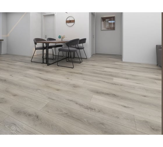 Изображение товара Виниловый пол FLOORWOOD Unit Дуб Эриус 43 класс, толщина 4 мм, с микрофаской, влагостойкий, 2.6352 кв. м 5506