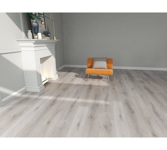 Изображение товара Виниловый пол FLOORWOOD Unit Дуб Алтей, 43 класс, толщина 4 мм, с микрофаской, влагостойкий, 2.6352 кв. м 5507