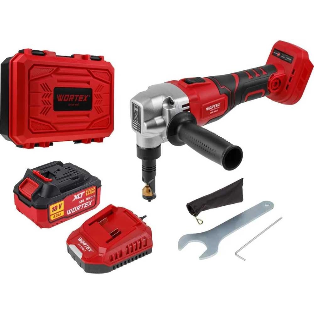 Изображение товара Аккумуляторные ножницы WORTEX CNB 1825 XLT SET бесщеточные 18В 2,5мм