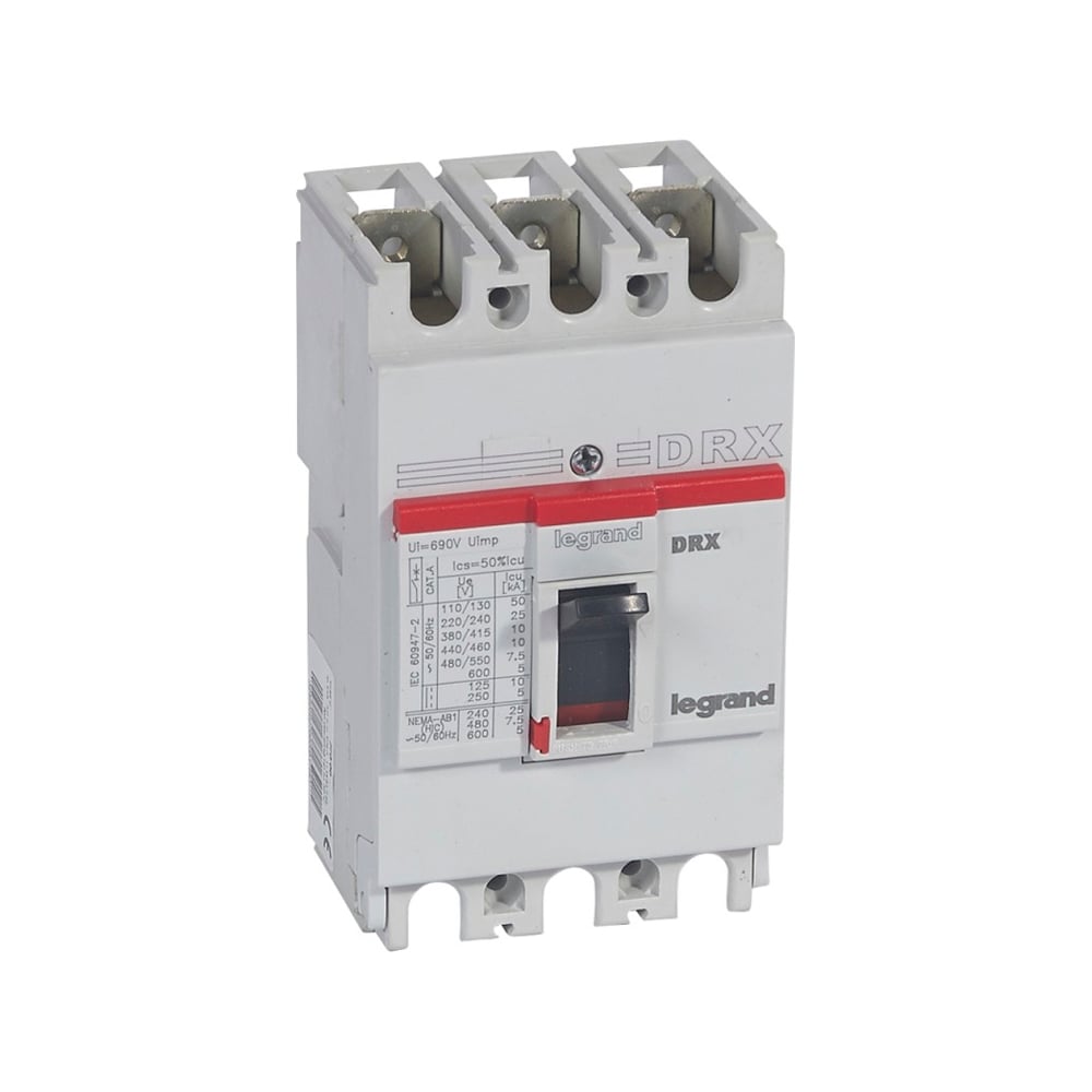 Изображение товара Автоматический выключатель Legrand DRX630 400А 3П термомагнитный