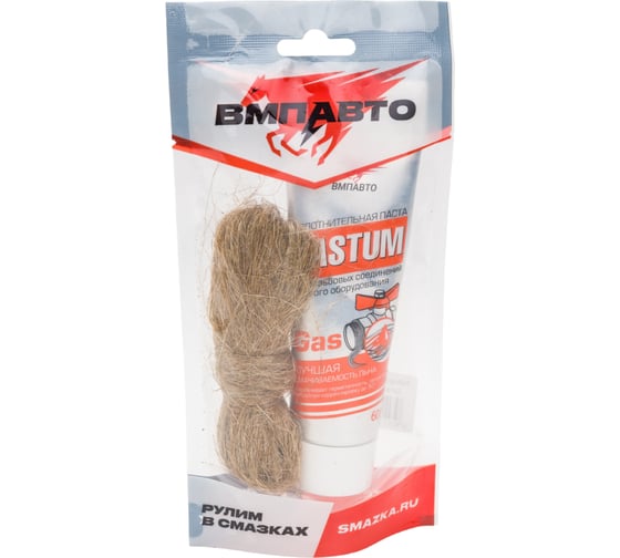 Изображение товара Комплект со льном ВМПАВТО Pastum gas 60 г., туба, лен 15 г 8204