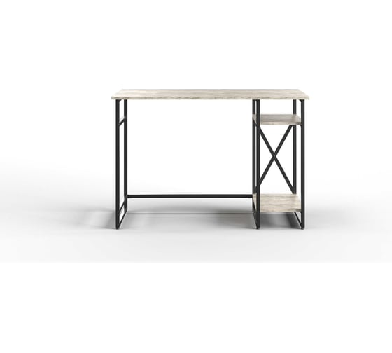 Изображение товара Стол письменный Металл-Завод GUTTA 76х111х68 см, патина, черный GD76111683P2