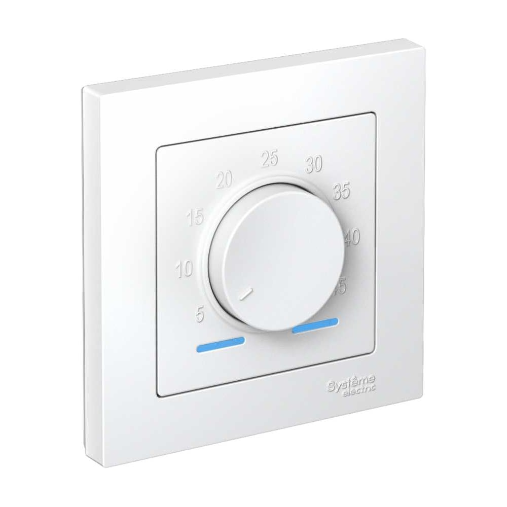 Изображение товара Терморегулятор с датчиком Systeme Electric AtlasDesign +5 до +35C 16А