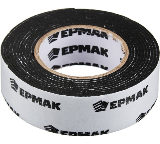 Изображение товара Монтажная 2-х сторонняя клеящая лента ЕРМАК для АВТО, 22 мм x 2 м, черная 472-017