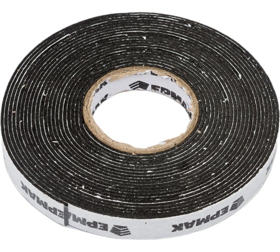 Изображение товара Монтажная 2-х сторонняя клеящая лента ЕРМАК для АВТО, 12 мм x 5 м, черная 472-016