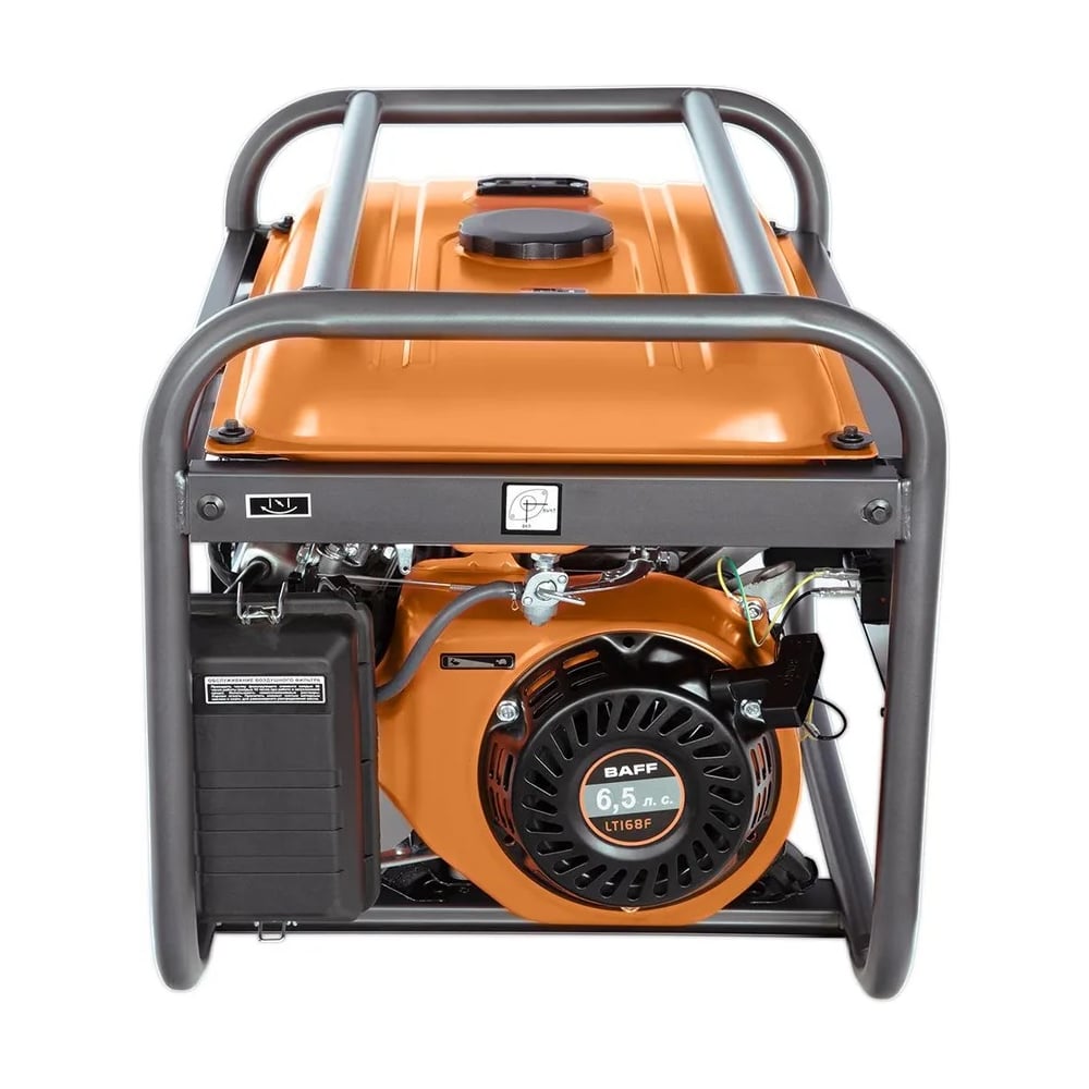 Изображение товара Генератор бензиновый BAFF GB 2500 бытовой 6.5 кВт с ручным стартером