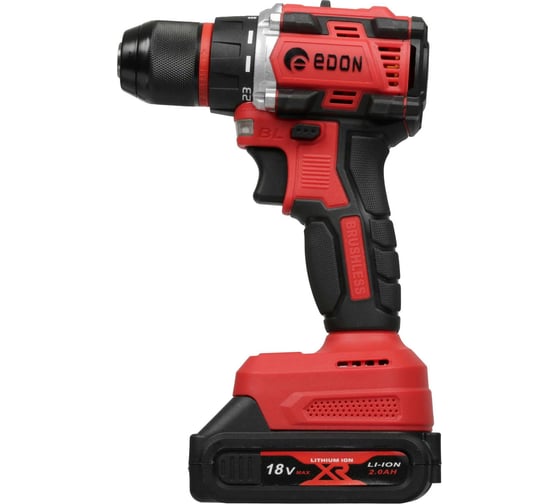 Изображение товара Дрель-шуруповерт аккумуляторная EDON бесщеточная UAD-18DBL 40094