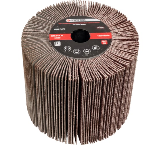 Изображение товара Насадка шлифовальная (120х100 мм; Р60) Forsage 49608 F-FD460W