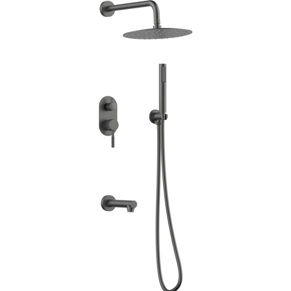 Изображение товара Встраиваемая душевая система Gid Edessa L070-GM-VD3 с верхним и ручным душем