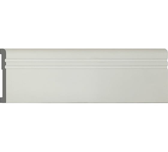 Изображение товара Плинтус AGIS Экополимер (80х12 мм; 2000 мм) EP001